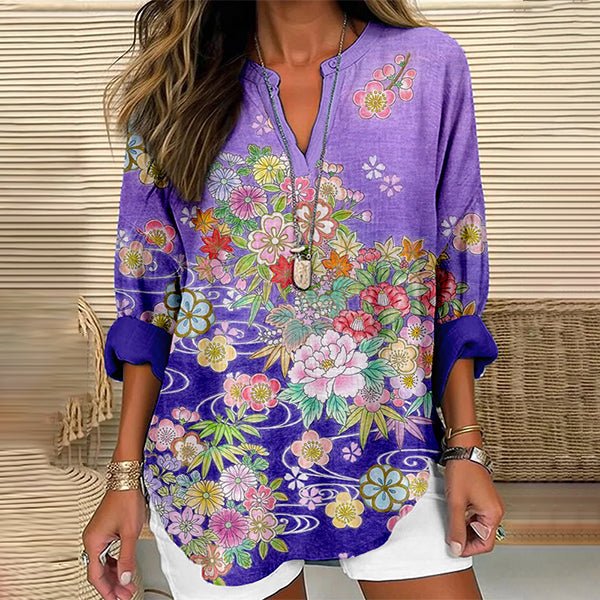 Arah | Graceful Floral Top