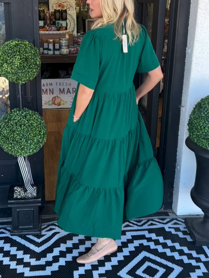 Elle | Graceful Tiered Midi