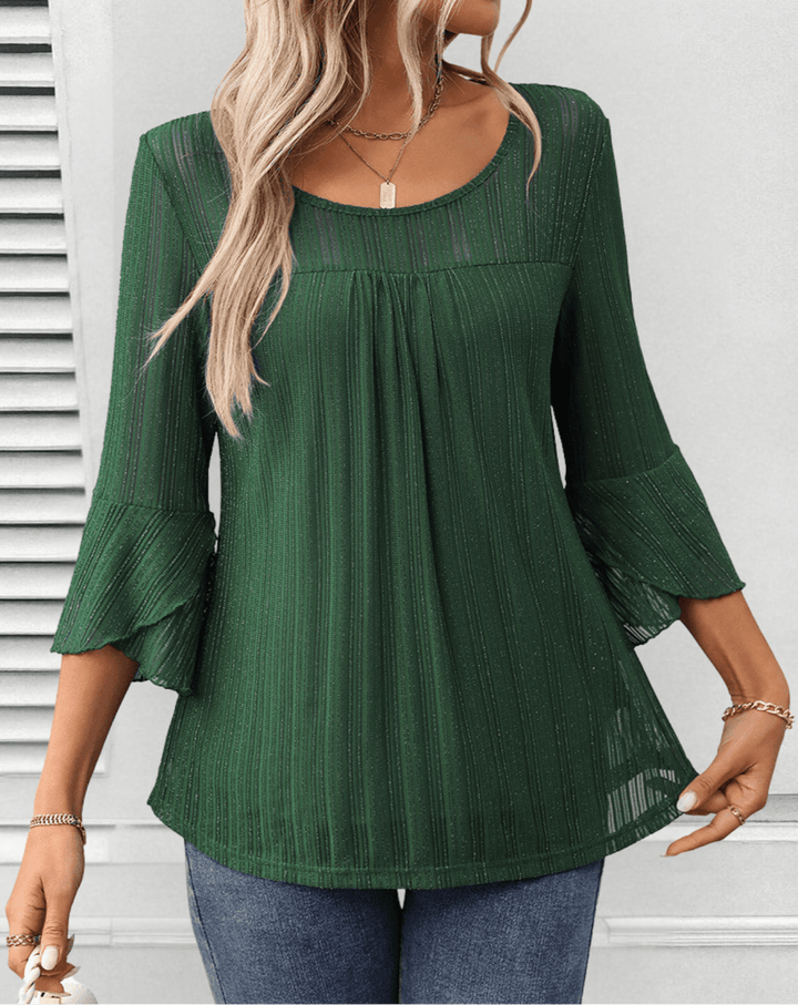 Larra | Sleek Pleated Blouse