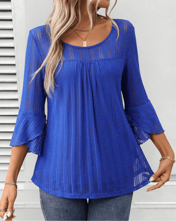 Larra | Sleek Pleated Blouse