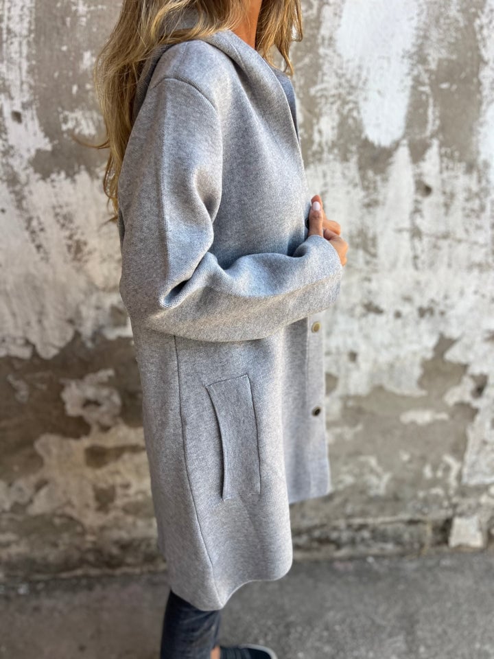 Mich | Buttoned Hooded Jacket