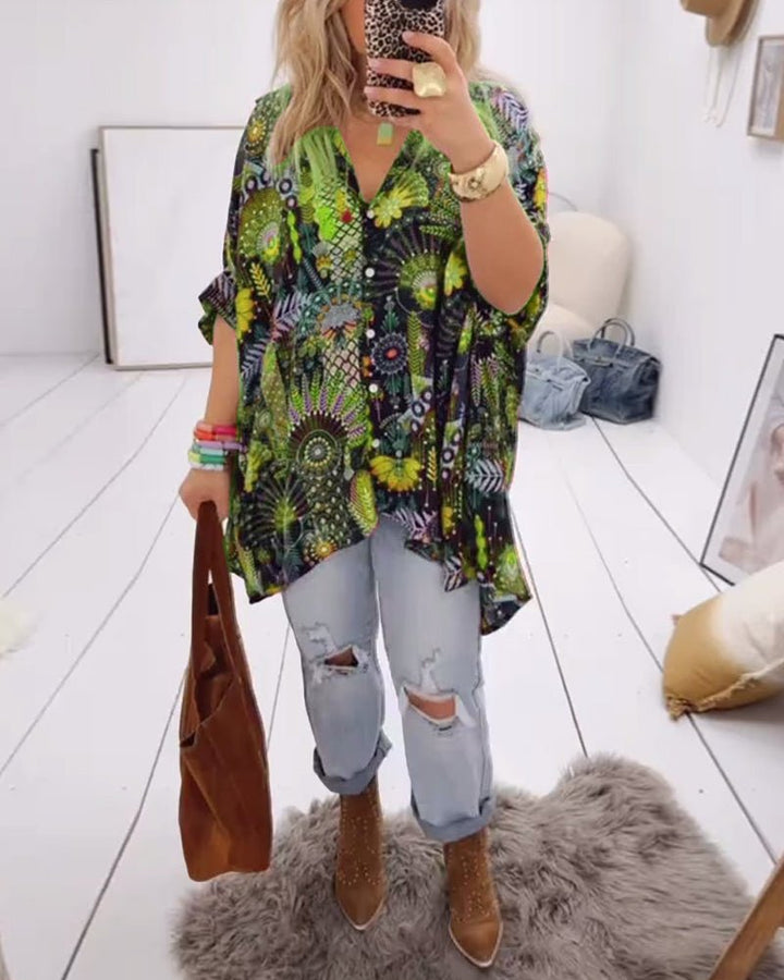 Linda | Chic Printed Blouse