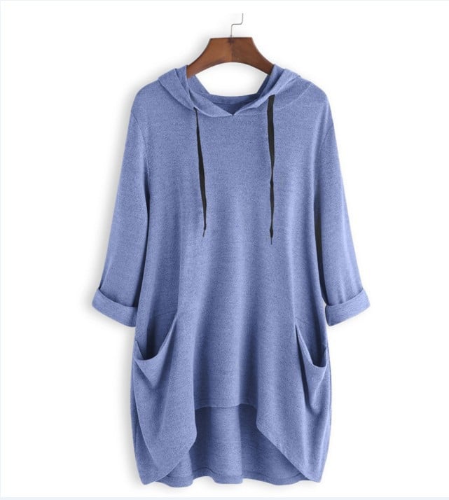Lyn | Elegant Draped Sweatshirt