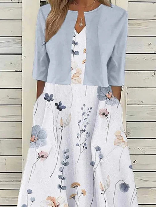 Alou | Charm Floral Dress Set